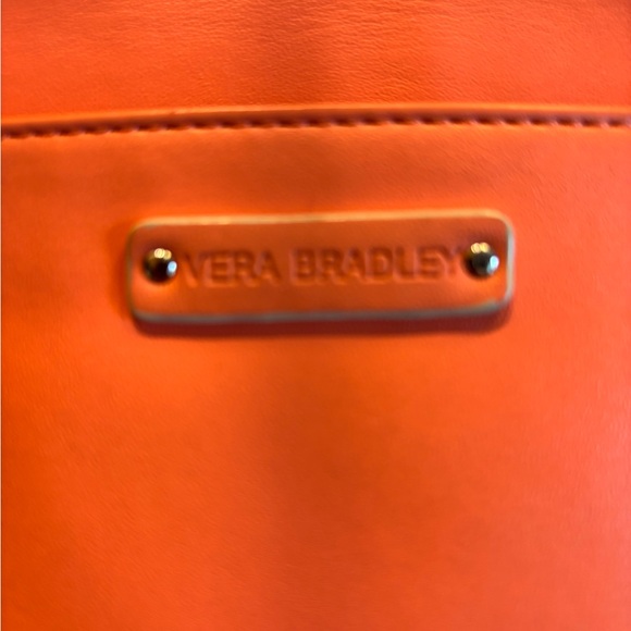 Vera Bradley laser cut Orange Crossbody Bag with Tassels - Picture 4 of 7